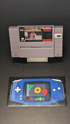 Tecmo Super NBA Basketball (Super Nintendo Entertainment System, 1993) SNES