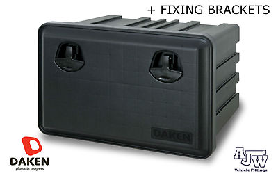 DAKEN JUST Tool Box 600/415/460 + BRACKETS Side Locker Truck Trailer Tool Case