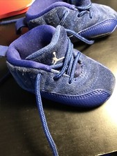 NIKE AIR JORDAN RETRO 12 INFANT SIZE 2C BLUE 378139-400