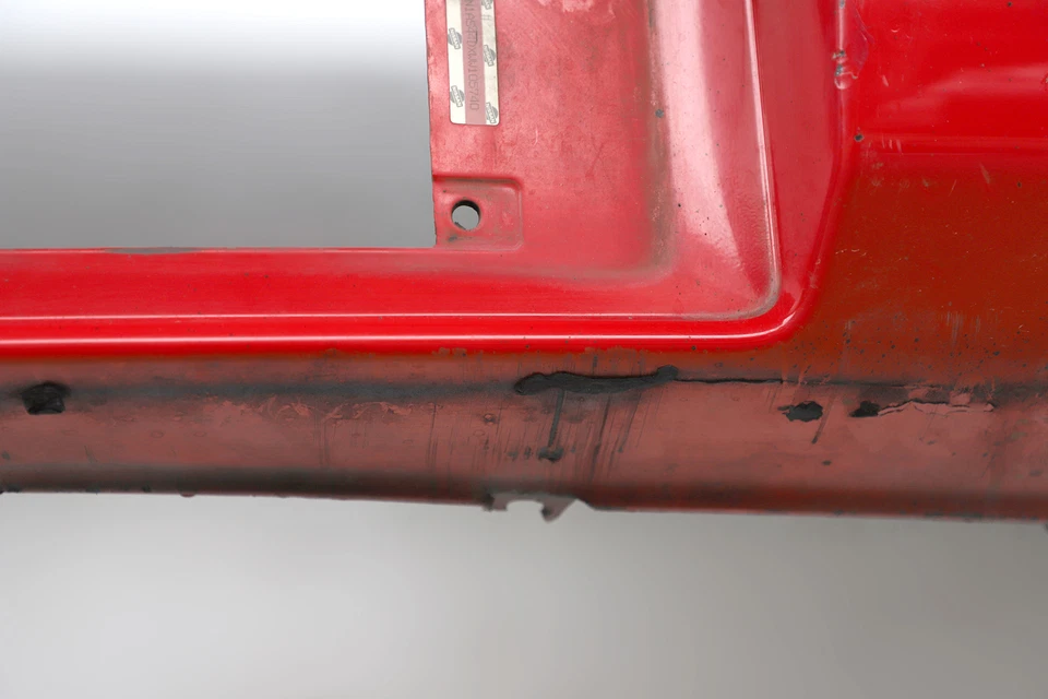 Nissan 240SX 95-98 Rear, Bumper Face Cover, Red H5022-70F25, OEM, 1995,1996, 199 - Image 4 of 4