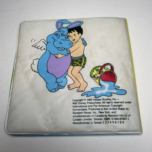 Libro bagno morbido Disney The Wuzzles 1985 vintage di Peggy Kahn Hasbro Taiwan HTF - Foto 6 di 7