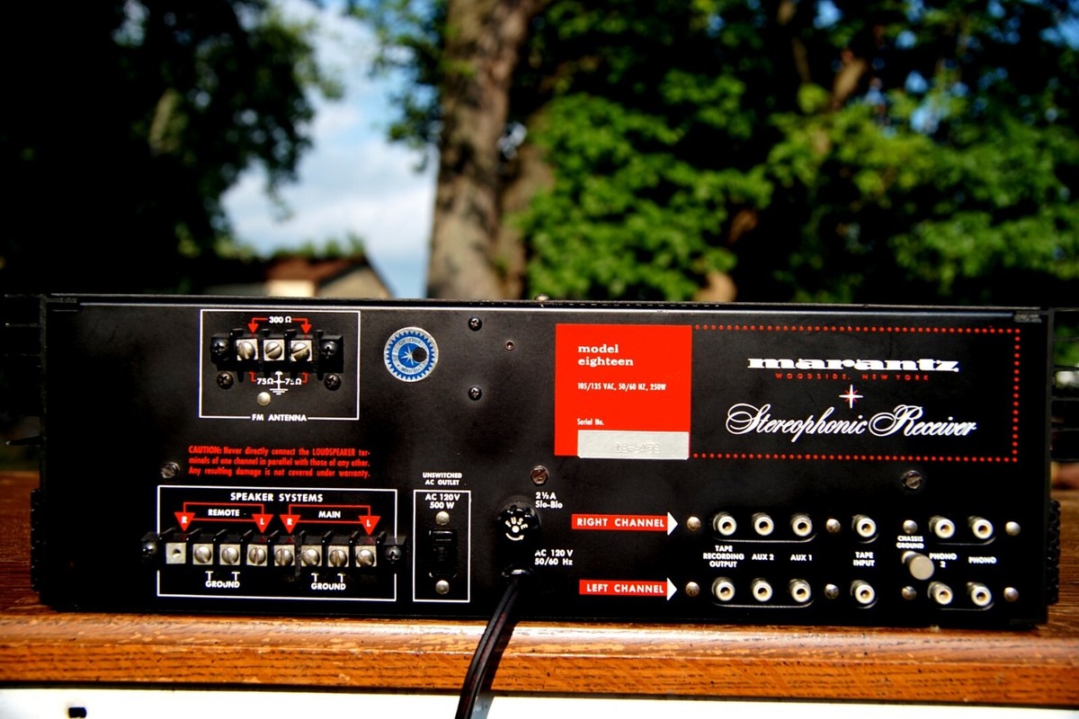 Marantz model eighteen stereophonic receiver one owner all