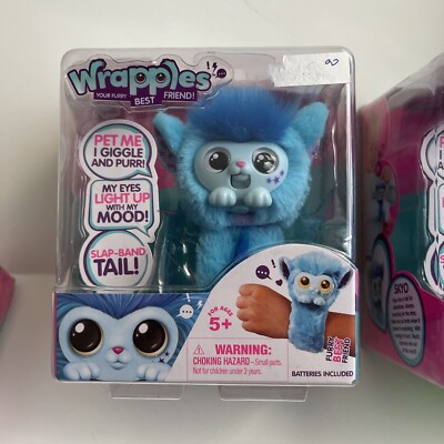 LITTLE LIVE PETS SKYO WRAPPLES TALKING FURRY BEST FRIEND WRISTBAND TOY  NIB
