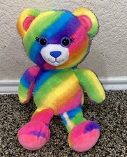 BABW / Build a Bear Workshop RAINBOW FRIENDS BEAR 10" Plush Stuffed Animal Toy
