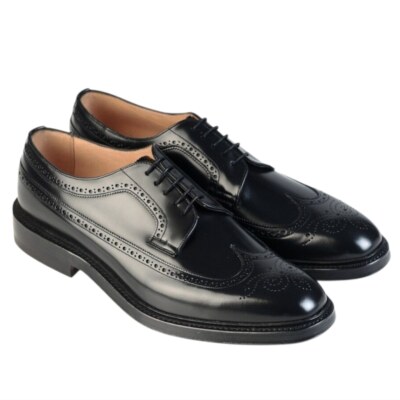 Dack s Dufferin Black Polished Leather Oxford Shoes | Made in England | Men's 7
