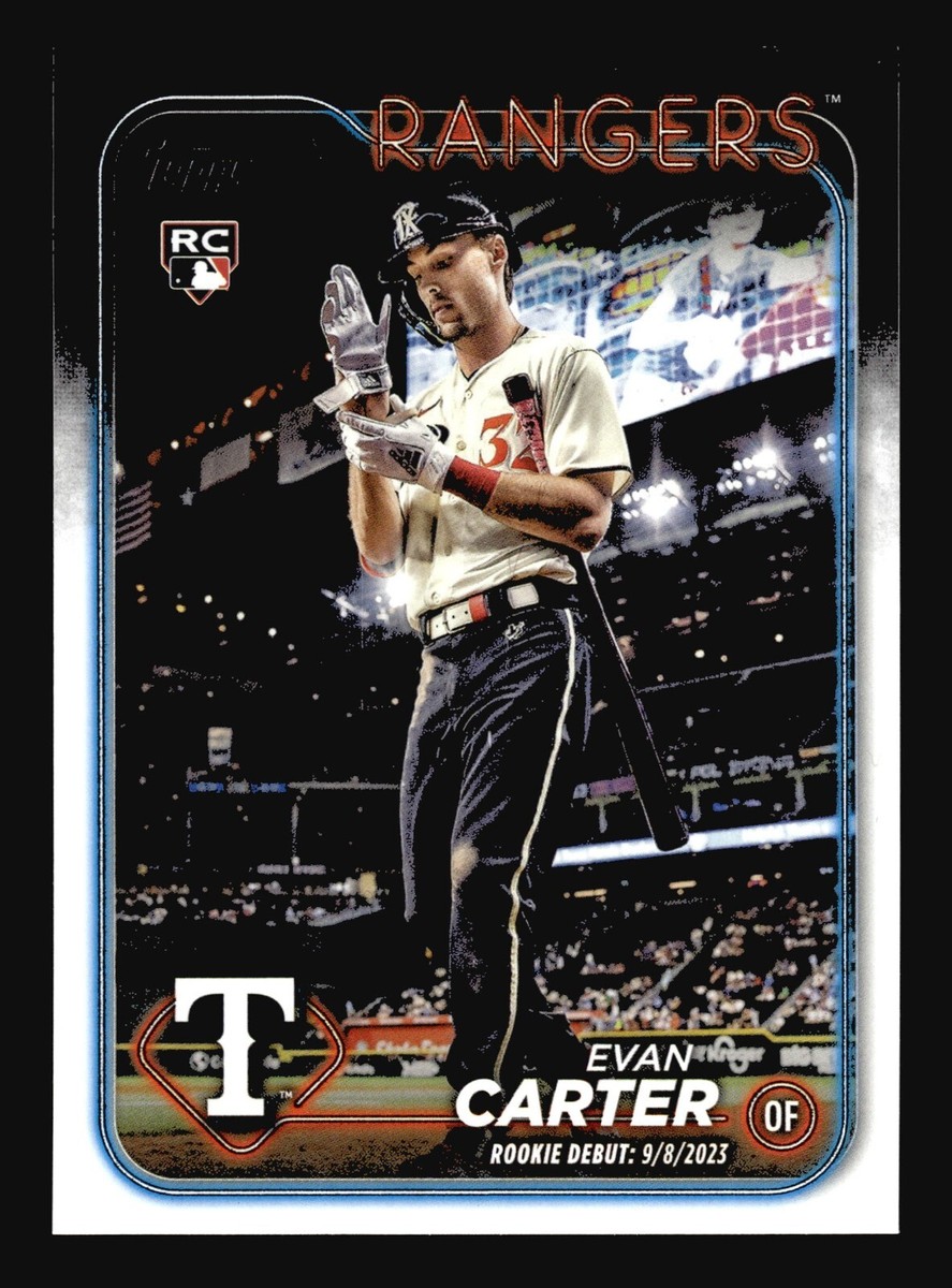 TOPPS 以外　 EVAN CARTER 2024 Topps Update Evan Carter #US58 RC Rookie Debut Card
