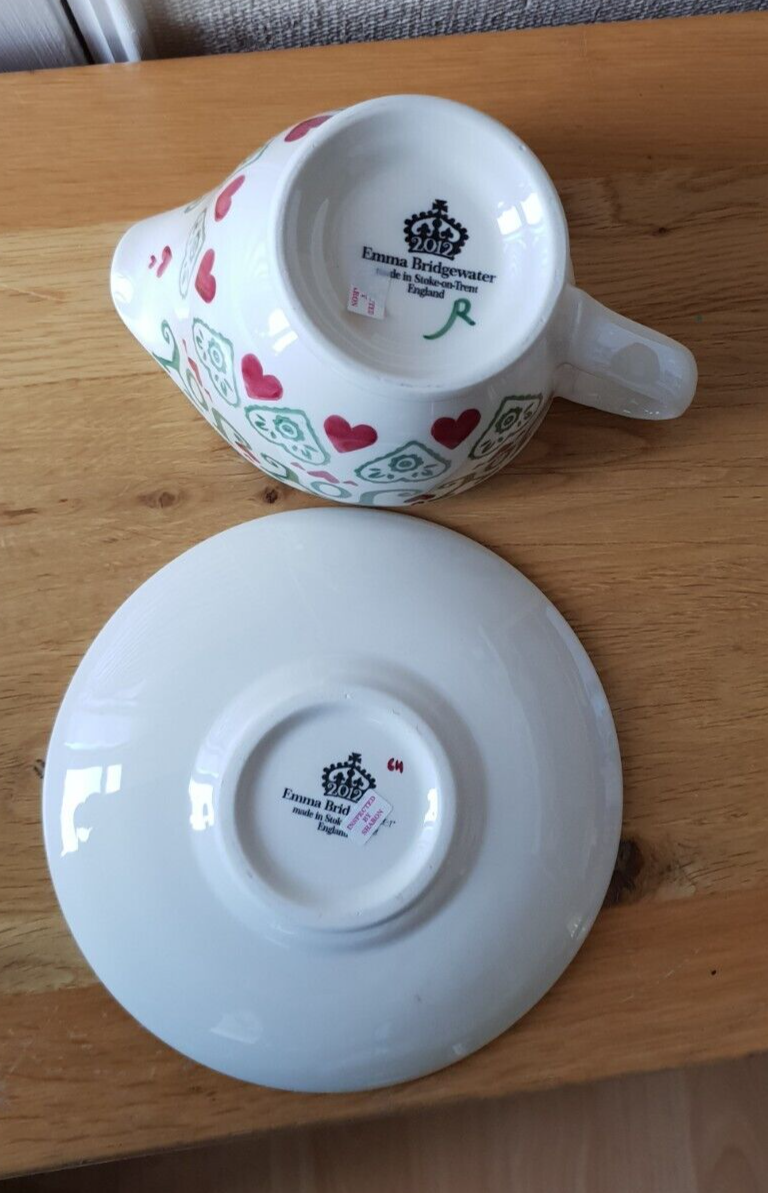 Emma Bridgewater Christmas Xmas Joy Sampler hearts Gravy Boat/jug/Saucer NEW💫 eBay