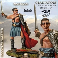 MARCO NAVAS STUDIO LIMITED EDITION HAND PAINTED GLADIATORS: SPARTACUS