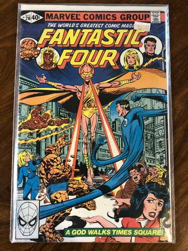 Fantastic Four No. 216 Marvel Comic Book 1979 High Grade MCU Bronze Age Vintage