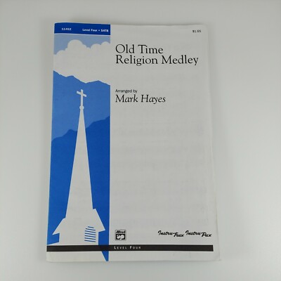 Old Time Religion Medley Sheet Music Mark Hayes Alfred Publishing 1995