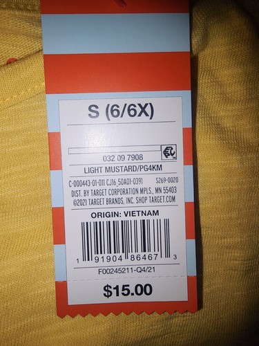 Cat & Jack Girl's Summer Dress Small ( 6/6X) - Picture 3 of 3