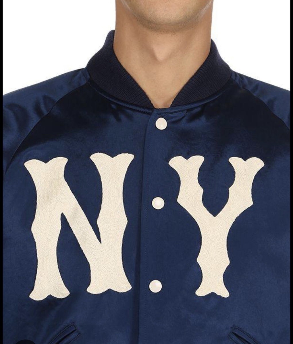 GUCCI★素敵!NY YANKEES GOTHIC FLORA TWILL SILK SHIRT JACKET gucci NY Silk jacket men IT 46 | eBay