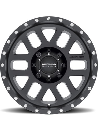 Method MR306 Mesh 18x9 -12mm Offset 8x6.5 130.81mm CB Matte Bla ...