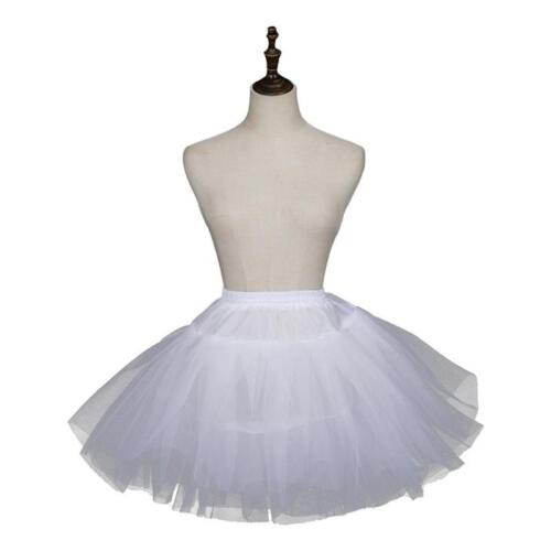 Girls Crinoline Petticoat Hoopless Tulle Underskirt For Dresses Ballet Tutu - Picture 1 of 10