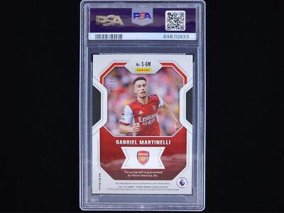 Gabriel Martinelli Prizm Rookie Gold Choice Auto 2/10 PSA 9 Gabriel Martinelli Prizm Rookie Gold Choice Auto 2/10 PSA 9