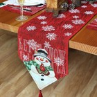 Christmas Tablecloth Christmas Snowman Printed Dinner Table Cover for parties