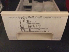 Frigidaire Electrolux detergent dispenser  drawer part model FTW449GFS1