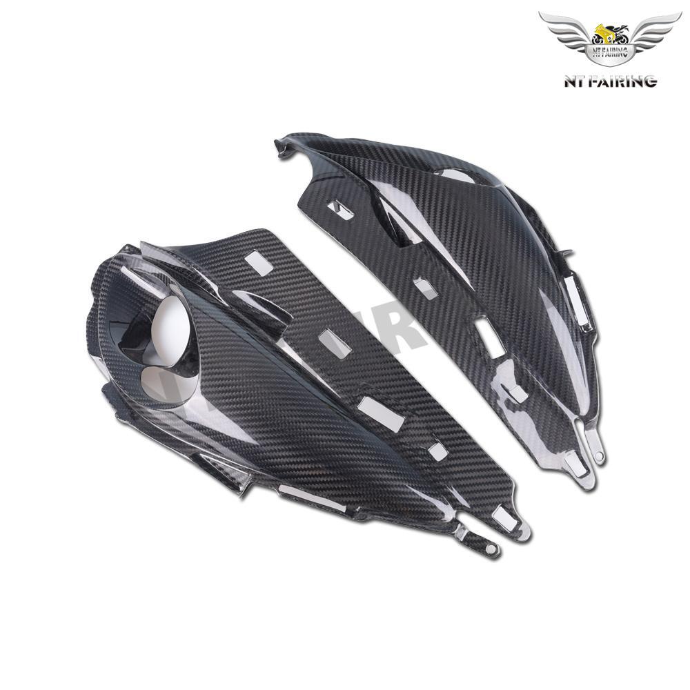 aya  Real Carbon Fiber Air Intake Cover Front Duct Suzuki