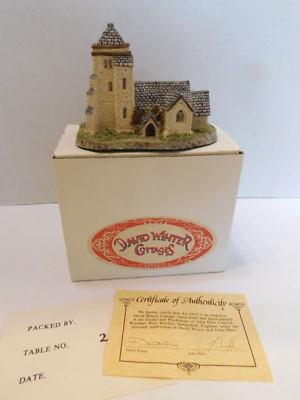 英国　ケイバーズウォール　ミニチュア　ティーセット　サイン入り Vintage 1985 David Winter Cottages 4