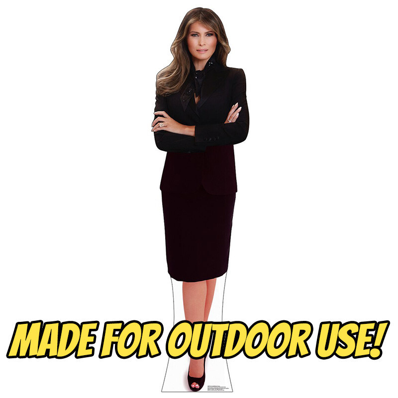 Star Cutouts Pappaufsteller Melania Trump – 182 X 42 X 182 Cm, Lebensgroß, Für Partys & Events