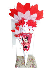 Schultüte Minnie Mouse Zuckertüte Minnie Maus Mädchen Name Unikat Handarbeit neu