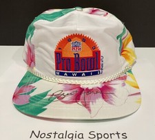 Vintage 1993 Hawaii PRO BOWL 49ers Brent Jones Signed SPORTCAP SnapBack HAT NWOT
