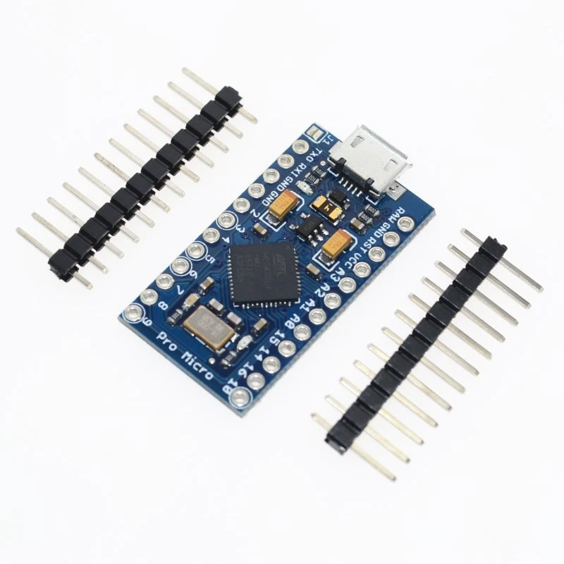 Pro Micro ATmega32U4 5V/16MHz Module with Pin Header for Arduino Leonardo  - Imagen 2 de 4