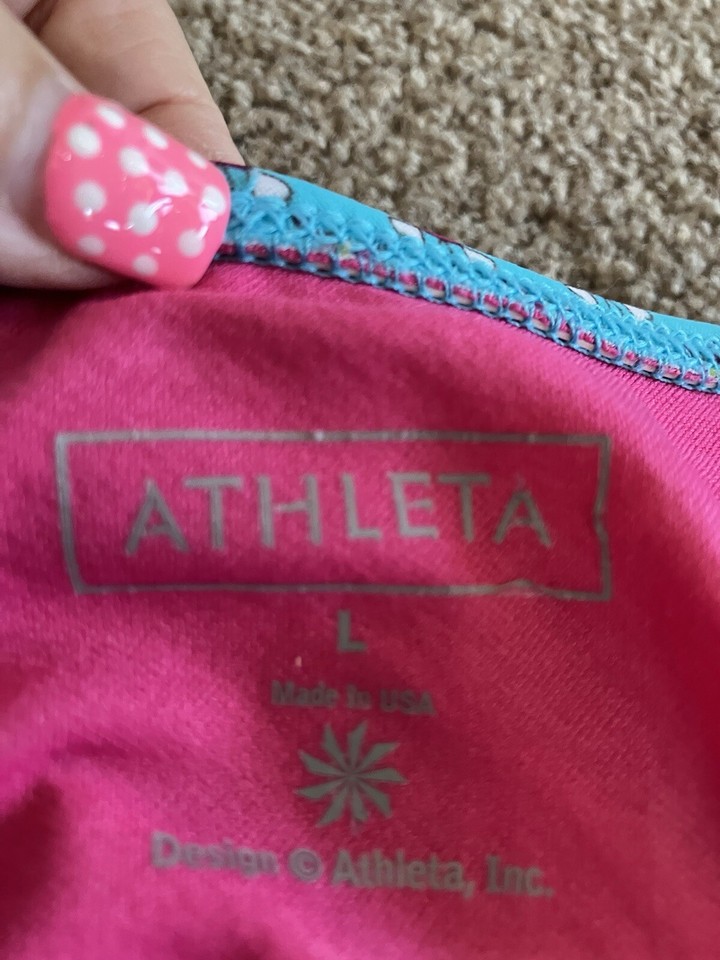 Athleta Women’s Halter Style Swimsuit Tankini Top Sz L multicolored eBay