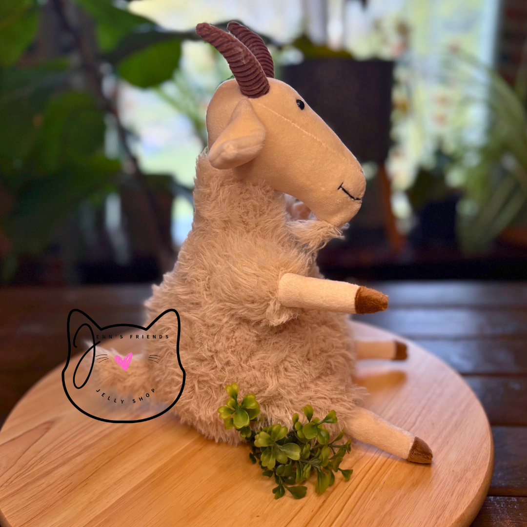 Jellycat GINNY GOAT New BNWT RETIRED Soft Plush Toy RARE & HTF