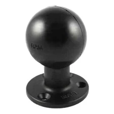 RAM Mount Heavy Duty 3.38" Dia. E-Ball On Round Drill Down Plate RAM-E-202U