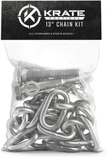 KRATE Tactical 13" Chain Kit - AR500 Steel Target Stand - Hang & Mount Hardware