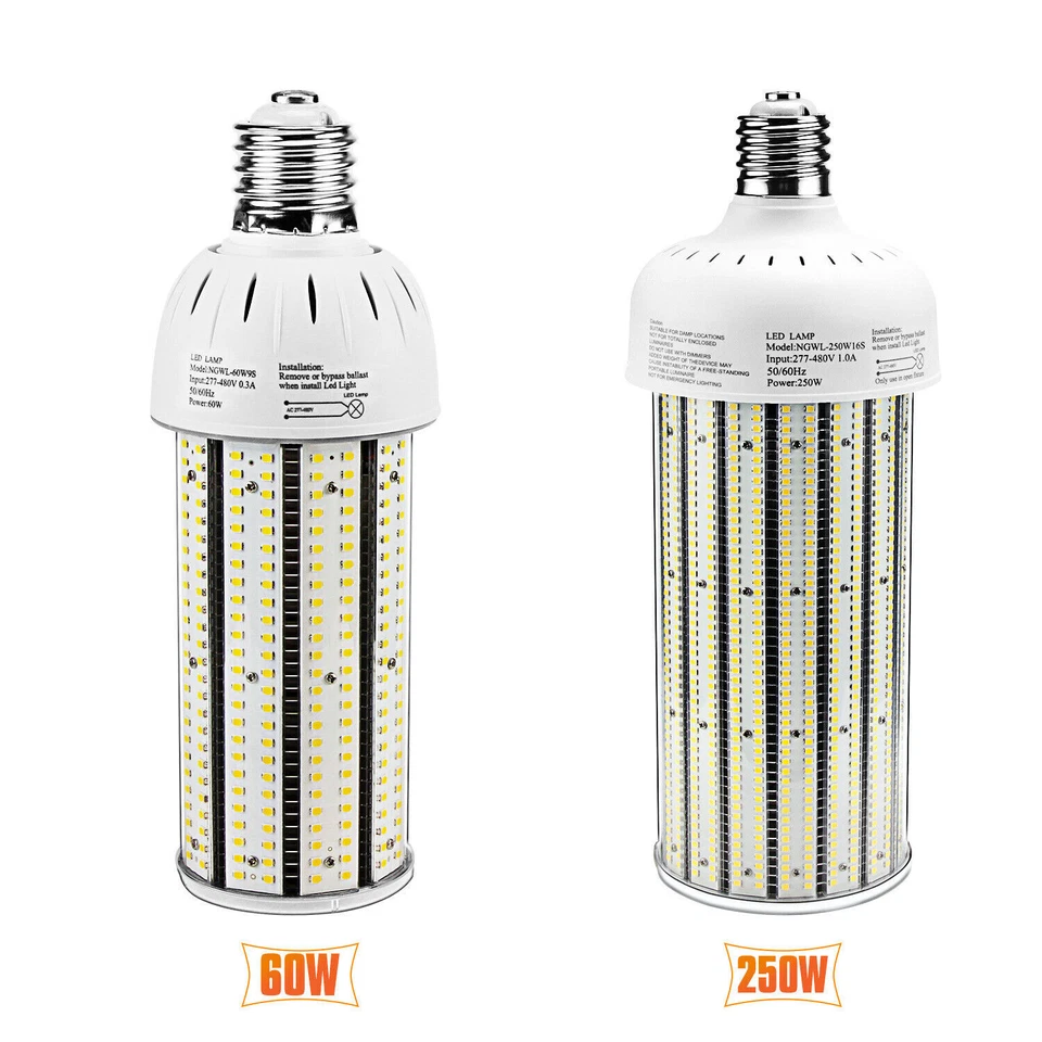60W/100W/120W/160W/200W/250W LED Corn Bulb Light Factory Warehouse Lamp 277-480V - Image 2 of 4
