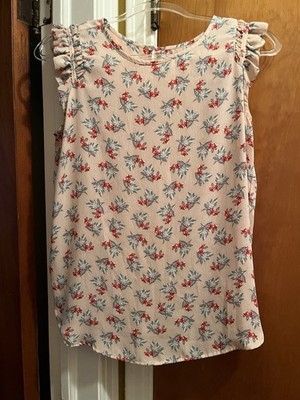 Perfect For Spring/Summer- LOFT Pink Floral Blouse