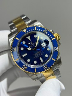 2026 Rolex Submariner Date Gold & Steel Blue Dial 40mm Men Watch