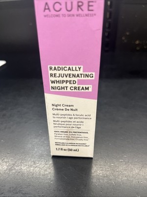 Acure Radically Rejuvenating Whipped Night Cream 1.7 oz