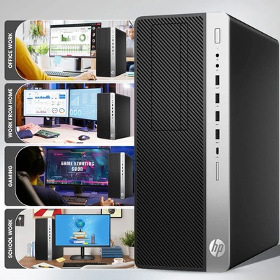 HP ProDesk G3 Tower Gaming PC i5-7500 16GB RAM 256GB SSD NVIDIA GT