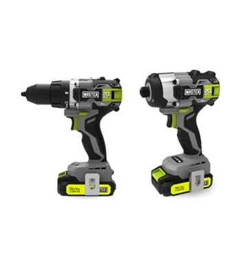 #ad #ad Master Mechanic 20V Cordless Brushless Drill amp; Impact Driver 2 Tool Kit $119.00