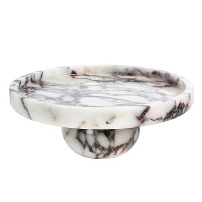Preciousness Marble Decorative Tray for Home Decor,Living 7'' Calacatta Viola 19