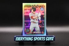 2024 Topps Pro Debut - Chris Newell #PD-100 (RC) Aqua Foil /75