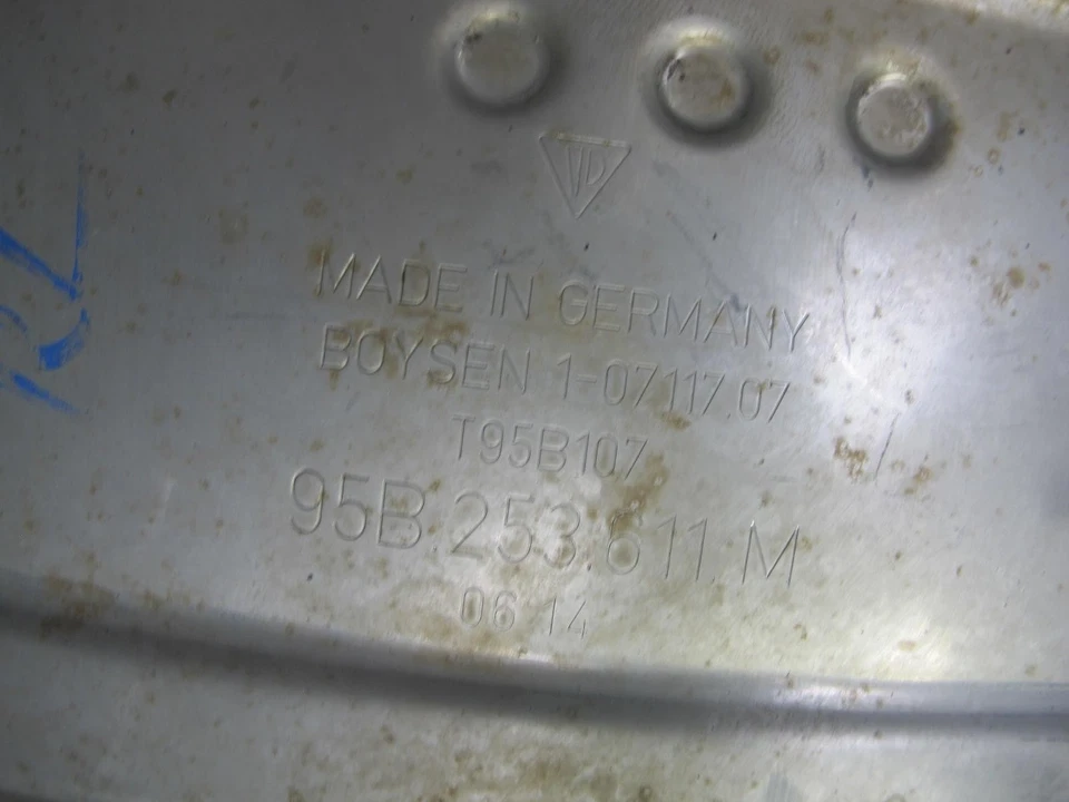 Silenciador escape trasero izquierdo Porsche Macan S 2015-2018 3,0 L 95B con puntas 95B253611M Foto 3 de 4