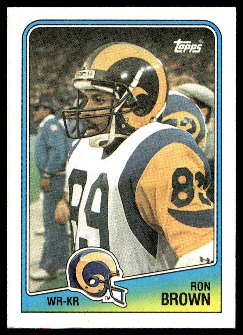 1988 Topps Ron Brown Los Angeles Rams #290
