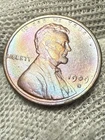 1909-S Lincoln Wheat Cent Penny * High Grade Lustrous AU+ KEY DATE!* Toned