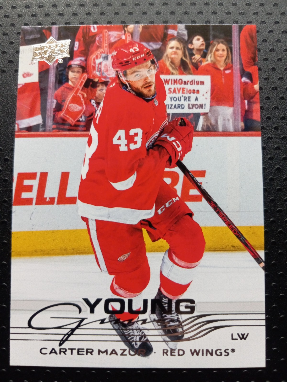 2025-26 Upper Deck Series 1 Young Guns #204 Carter Mazur Rookie Card