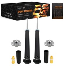 2x Stossdämpfer + Domlager +Protection kit Hinten for Alfa Romeo Mito Fiat Punto
