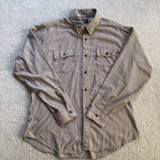 LEVI  S Striped Long Sleeve Western Shirt Mens Size XL Black Tab Vintage 80  s