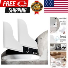 Shower Splash Guard Kit, Large Splash Guards for Bathtub Waterproof Self-Adhe...