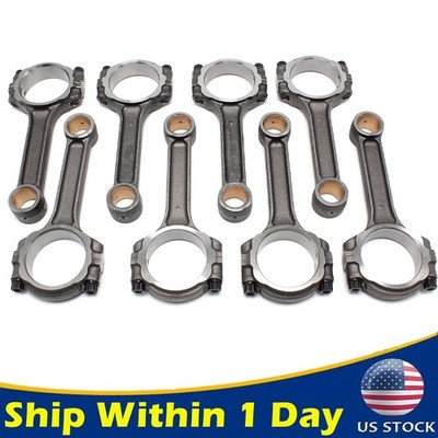 I Beam 6.000'' 2.100'' .927'' 5140 Connecting Rods Press Fit Suits Chevy SBC 350