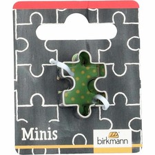 Birkmann Mini-Ausstechform Puzzle Ausstecher Plätzchenform Keks Edelstahl 2.5 cm