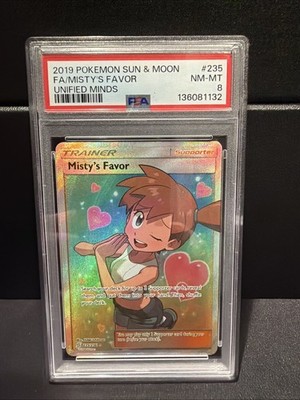 Misty's Favor (Full Art) 235/236 Sm-Unified Minds Holo for sale