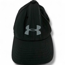 Under Armour Hat Youth XS/S Logo Stretch Fit Athletic Cap Black